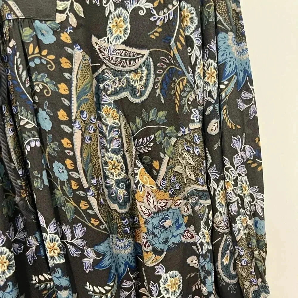 FREE PEOPLE Rain‎ or Shine Paisley Tunic size Small